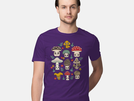 Kawaii Fungi Pattern