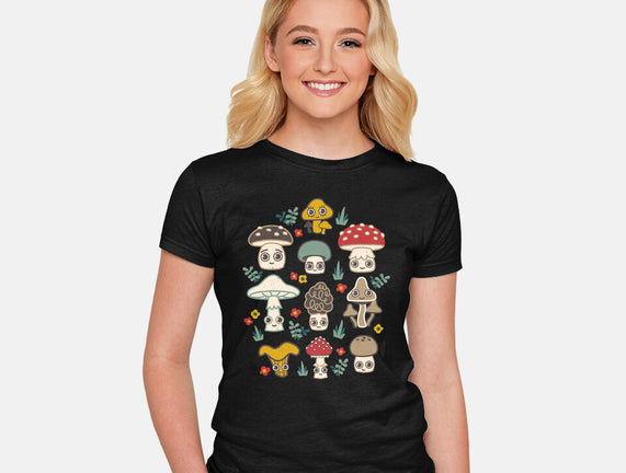 Kawaii Fungi Pattern