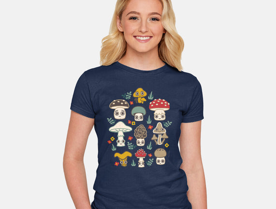 Kawaii Fungi Pattern