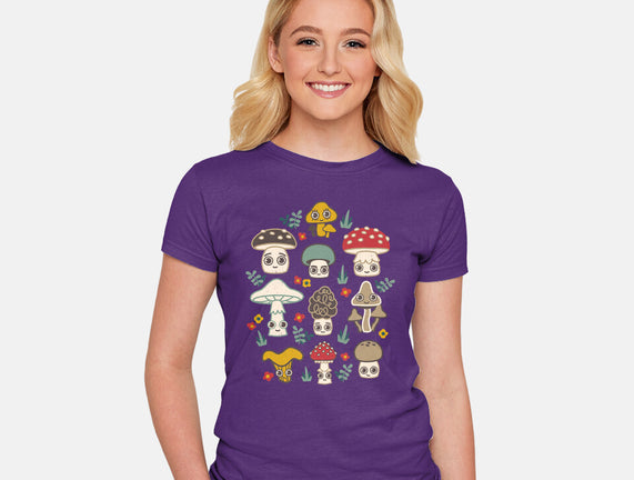 Kawaii Fungi Pattern