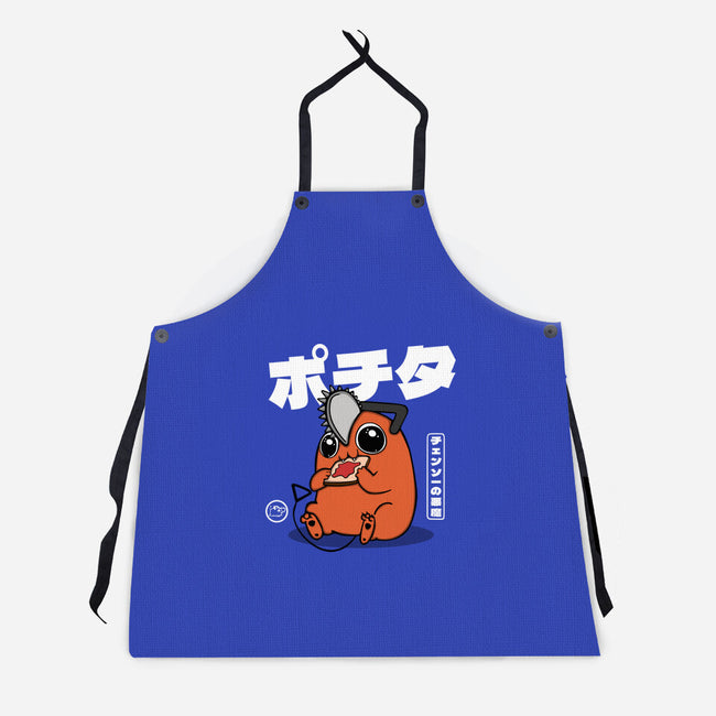 Chainsaw Devil Kawaii-unisex kitchen apron-Melonseta