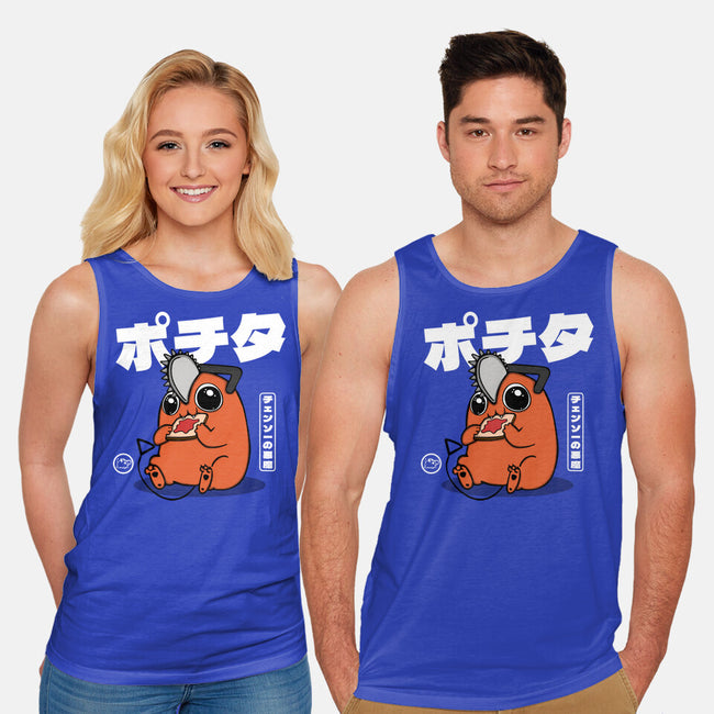 Chainsaw Devil Kawaii-unisex basic tank-Melonseta