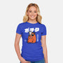 Chainsaw Devil Kawaii-womens fitted tee-Melonseta