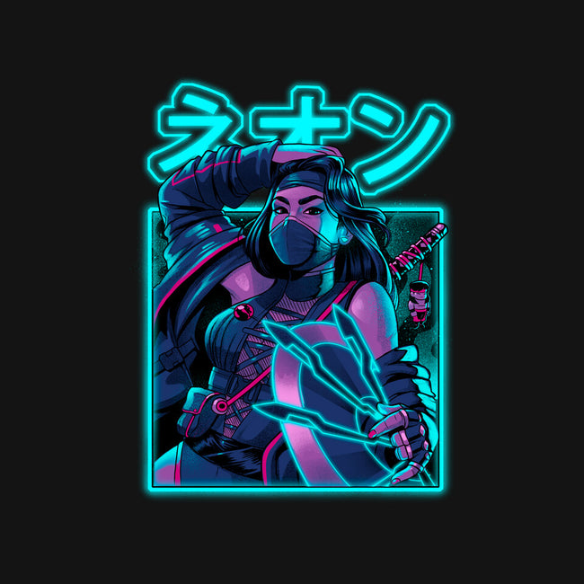 Mortal Neon-none removable cover w insert throw pillow-Bruno Mota