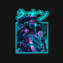 Mortal Neon-none removable cover w insert throw pillow-Bruno Mota