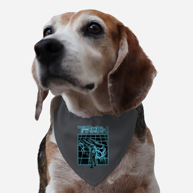 Enter The Grid-dog adjustable pet collar-Studio Mootant