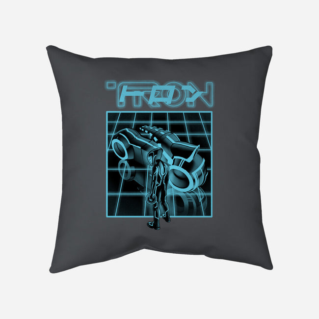 Enter The Grid-none removable cover throw pillow-Studio Mootant