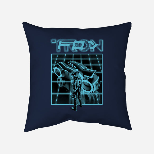 Enter The Grid-none removable cover throw pillow-Studio Mootant