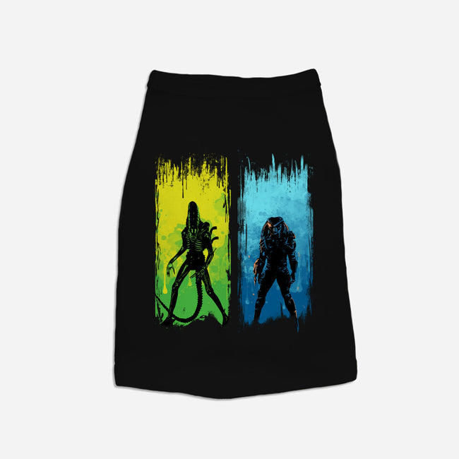 Xenomorph Vs Yautja-dog basic pet tank-IKILO