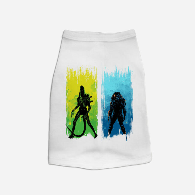 Xenomorph Vs Yautja-dog basic pet tank-IKILO