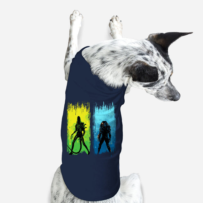 Xenomorph Vs Yautja-dog basic pet tank-IKILO
