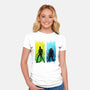 Xenomorph Vs Yautja-womens fitted tee-IKILO