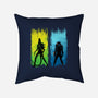 Xenomorph Vs Yautja-none removable cover throw pillow-IKILO