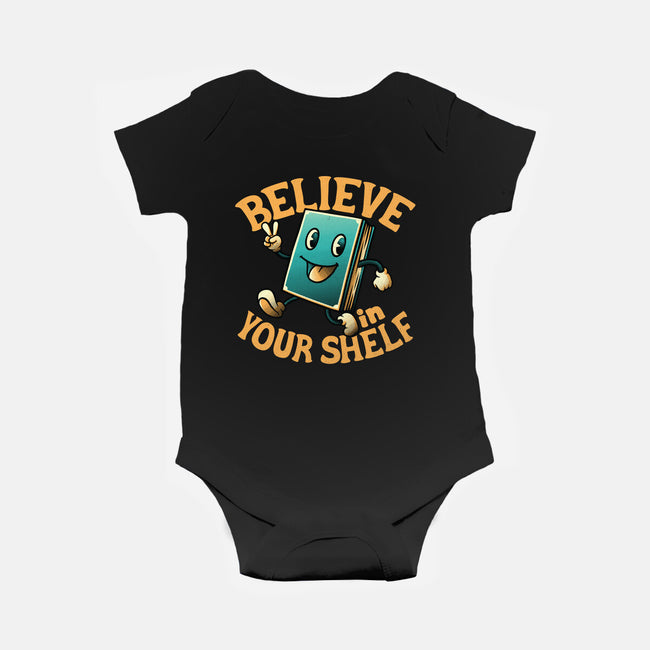 Believe In Your Shelf-baby basic onesie-tobefonseca
