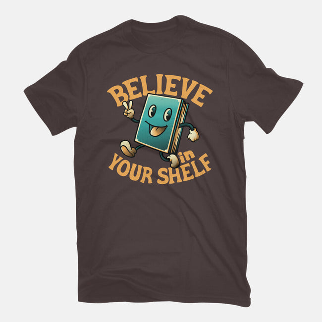 Believe In Your Shelf-womens basic tee-tobefonseca