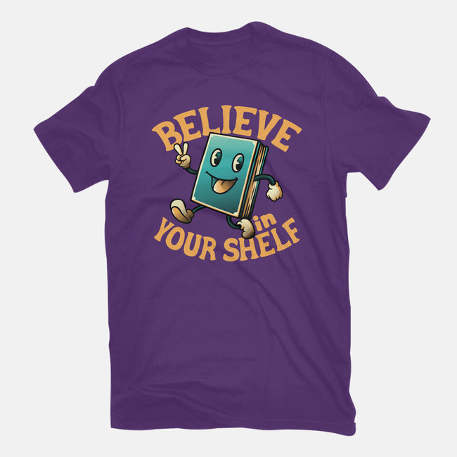 Believe In Your Shelf-womens basic tee-tobefonseca