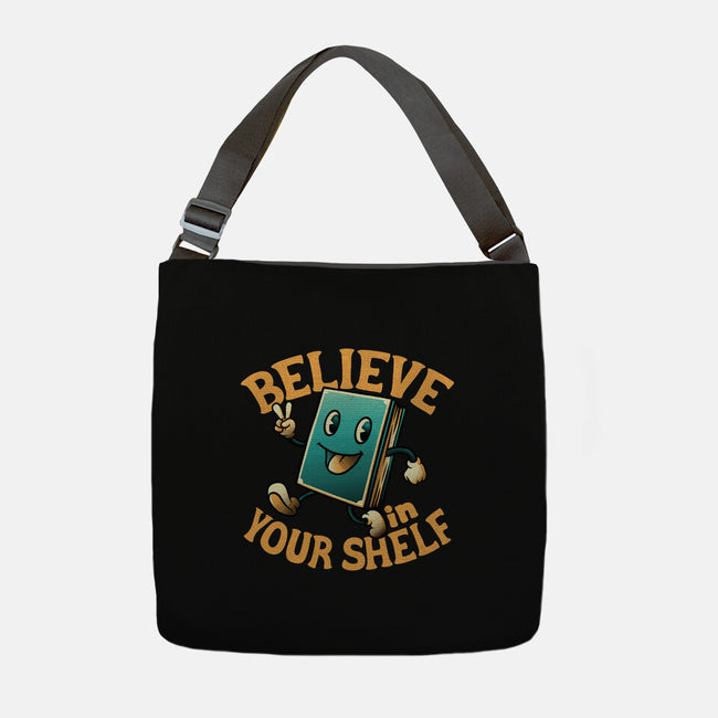 Believe In Your Shelf-none adjustable tote bag-tobefonseca
