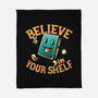 Believe In Your Shelf-none fleece blanket-tobefonseca