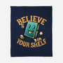 Believe In Your Shelf-none fleece blanket-tobefonseca