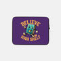 Believe In Your Shelf-none zippered laptop sleeve-tobefonseca