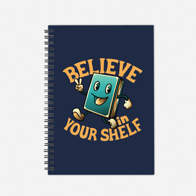 Believe In Your Shelf-none dot grid notebook-tobefonseca