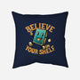 Believe In Your Shelf-none removable cover w insert throw pillow-tobefonseca