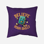 Believe In Your Shelf-none removable cover w insert throw pillow-tobefonseca