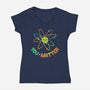 You Matter Atom Science-womens v-neck tee-tobefonseca