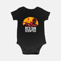 Red Din Redemption-baby basic onesie-rocketman_art