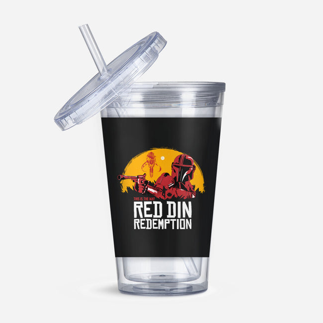 Red Din Redemption-none acrylic tumbler drinkware-rocketman_art