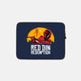 Red Din Redemption-none zippered laptop sleeve-rocketman_art