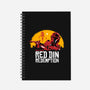 Red Din Redemption-none dot grid notebook-rocketman_art