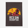 Red Din Redemption-none indoor rug-rocketman_art