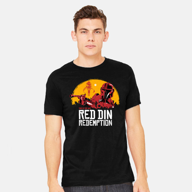Red Din Redemption-mens heavyweight tee-rocketman_art