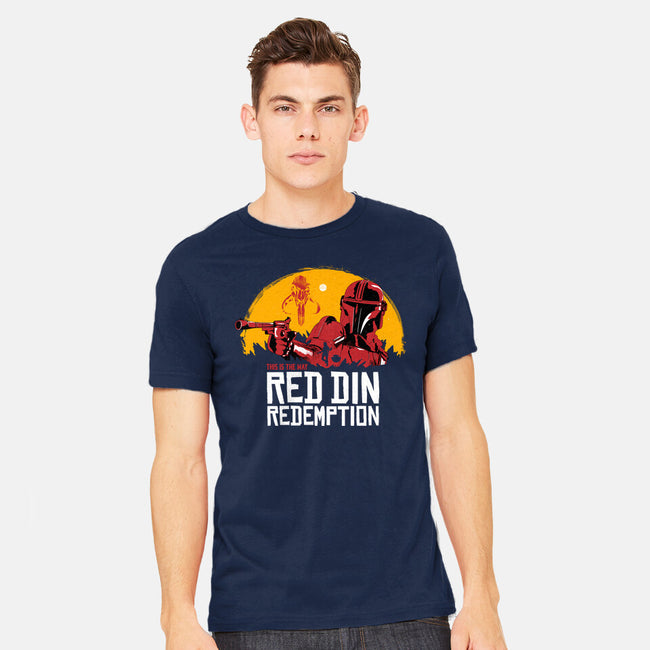 Red Din Redemption-mens heavyweight tee-rocketman_art