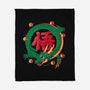 Dragon Kanji-none fleece blanket-Eoli Studio