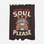 Gimme Your Soul Please-none polyester shower curtain-eduely