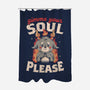 Gimme Your Soul Please-none polyester shower curtain-eduely