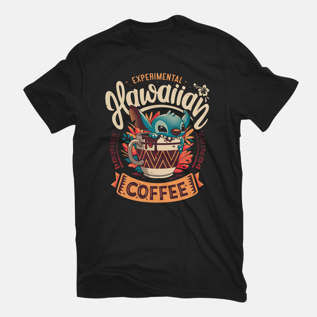 Experimental Coffee-womens fitted tee-Snouleaf