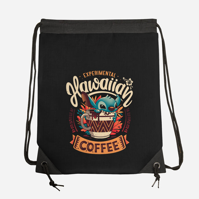Experimental Coffee-none drawstring bag-Snouleaf