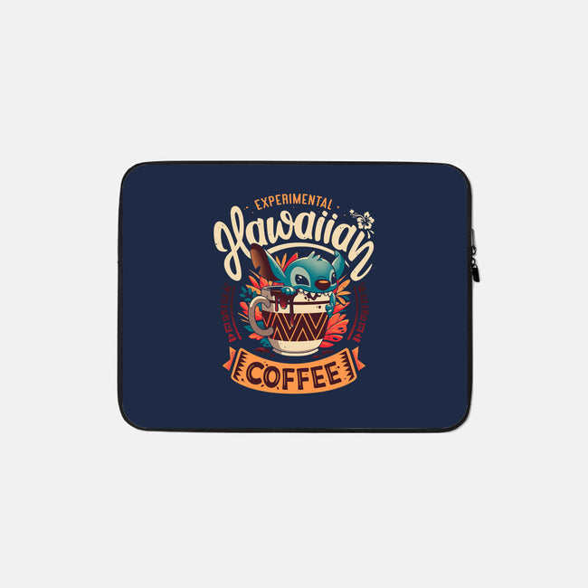 Experimental Coffee-none zippered laptop sleeve-Snouleaf