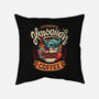 Experimental Coffee-none removable cover w insert throw pillow-Snouleaf