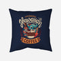 Experimental Coffee-none removable cover w insert throw pillow-Snouleaf