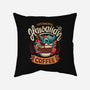 Experimental Coffee-none removable cover throw pillow-Snouleaf