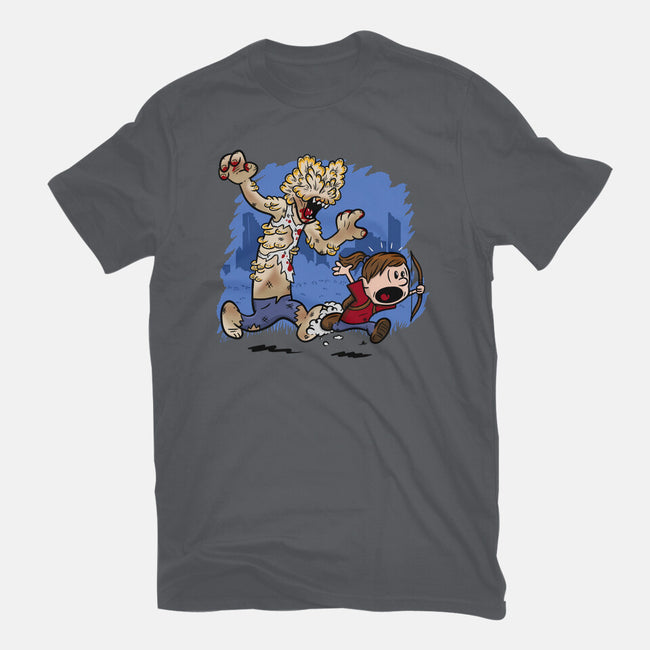 Ellie And Clicker-mens basic tee-Paul Simic