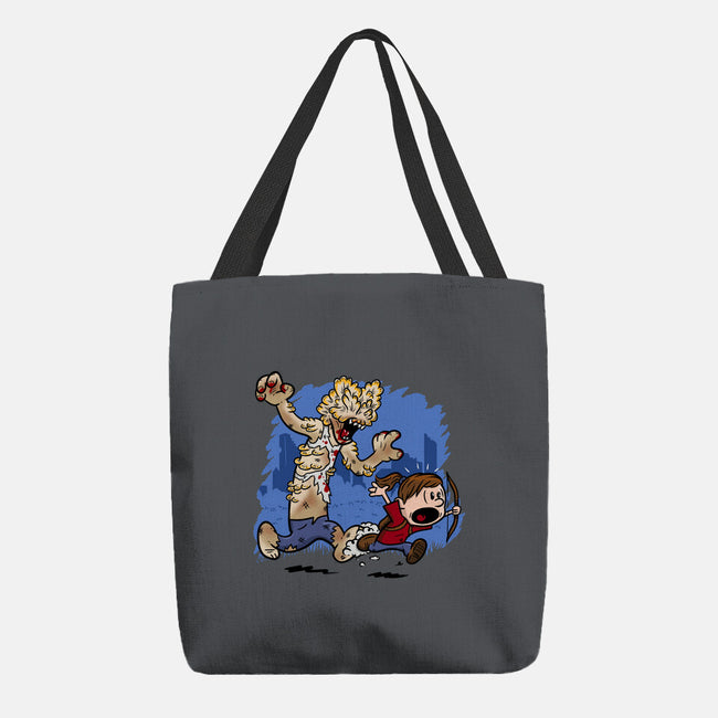 Ellie And Clicker-none basic tote bag-Paul Simic