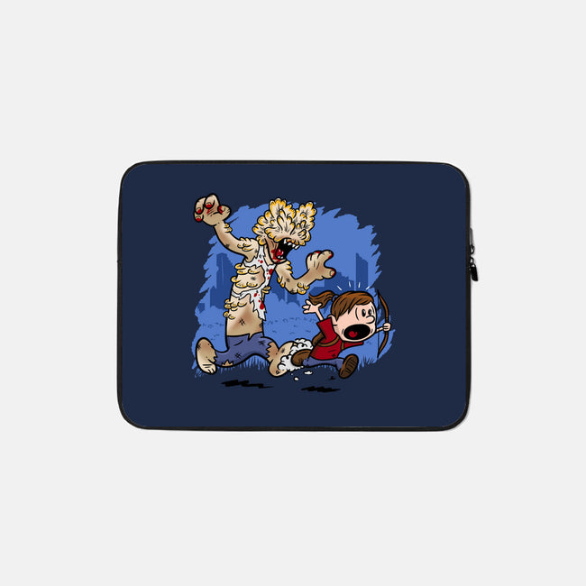 Ellie And Clicker-none zippered laptop sleeve-Paul Simic
