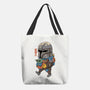 Galactic Baby Sitter-none basic tote bag-vp021