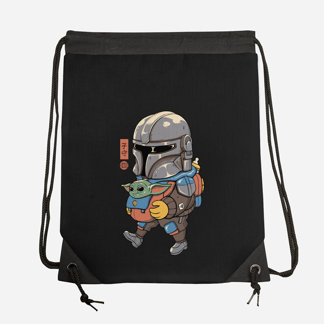 Galactic Baby Sitter-none drawstring bag-vp021