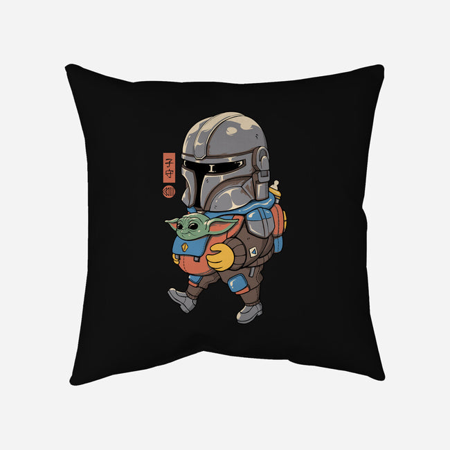 Galactic Baby Sitter-none removable cover w insert throw pillow-vp021